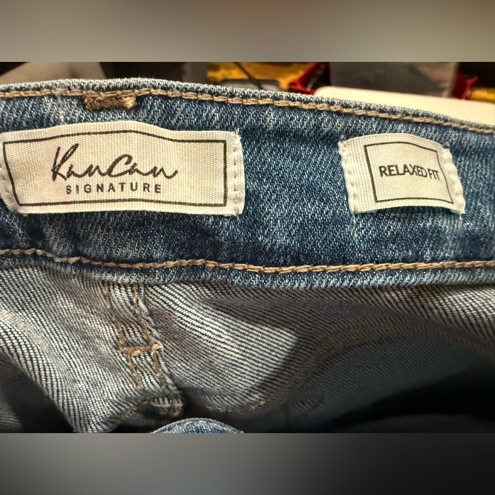 KanCan Relaxed Fit Distressed Jeans Medium Wash Women’s Size 31 - Picture 4 of 4